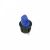 Выключатель клавишный круглый 250 V 6 А (3с) ON-OFF синий  REXANT