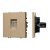 Механизм телефонной розетки SCT-NOBE-MTL1-SFPL-GD (RJ-11, 4C) (Arlight, Золотой песок)