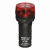 Оповещатель звуковой ND16-22FS d22 мм красный LED АС220В CHINT (1/8/96)