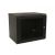 WRline Шкаф настенный 19-дюймовый (19"), 15U, 775x600х600мм, перфорированная металлическая дверь с замком, цвет черный (RAL 9004) (разобранный)