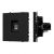 Механизм телефонной розетки SCT-NOBE-MTL1-SFPL-BK (RJ-11, 4C) (Arlight, Черный оникс)