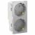 Розетка 2гн с З/К шторки с/у алюминий механизм винт.клем. 16А Unica NEW System Schneider Electric