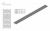 Hyperline CDV-150x9-47U-RAL9005 Перфорированный вертикальный кабельный организатор-лоток 150х9 мм, высотой 2090 мм, для шкафа высотой 47U, черный