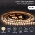 Лента светодиодная 12В, SMD2835, 4,8Вт/м, 60 LED/м, 2700К, 8мм, 5м, для БП с клеммами, IP65 LAMPER