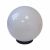 Светильник садово-парковый шар белый Е27 D400мм НТУ 01-150-401 ЭРА