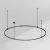 Основание ART-APRIORI-ROUND-ROD-800-R1800 (BK) (Arlight, IP20 Металл, 3 года)