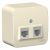 Розетка 2гн комп+ТФ RJ45+RJ11 о/у молочный изол.пласт. кат.5е IP20 Blanca Schneider Electric