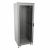 Шкаф напольный разобранный 19   IT-CQE-N 32U 600x600мм, крыша с вырубкой, дверь стекло и сплошная металл, одинарные боковые панели, серый RAL7035