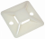 Площадка под кабельную стяжку PCP-SG 40x40-100WH PA6.6 Jazzway (100 шт/уп)