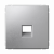 Накладка с/у алюминий для информационных функций типа Keystone ArtGallery Systeme Electric (1/5/20)