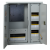 Щит учетно-распр. ЩРУВ-3/48 620х660х165 встр. с зам. металл 2 двери серый IP31 EKF PROxima (1)