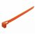 Многоразовая хомут-стяжка 120 х 7,5 мм (оранжевая) (50 шт/500 шт уп/кор) Промрукав