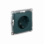 Розетка 1гн с З/К шторки с/у изумруд механизм 16А AtlasDesign Systeme Electric