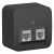 Розетка 2гн комп+ТФ RJ45+RJ11 о/у антрацит изол.пласт. кат.5е IP20 Blanca Schneider Electric