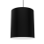 Светодиодный светильник VARTON DL-Roll подвесной 24 Вт 4000 К 140х190 мм RAL9005 черный муар с рассеивателем опал