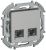 Розетка комп. 2-ая RJ45 кат.6 UTP 6738421 алюм. INSPIRIA IEK