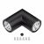 Соединитель профиля ROUND-D36-360-90 BLACK (Arlight, Алюминий)