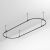 Основание ART-APRIORI-OVAL-ROD-400-3000x1000 (BK) (Arlight, IP20 Металл, 3 года)