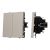 ARL NOBE Выключатель звонковый 2 кл софт-тач кашемир SWT-MKR2-SFPL-CA (250V, 10A) (Arlight, -)