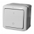 Выключатель 1кл двухполюсный о/у серый IP44 Quteo Legrand  (1/20)