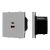 ARL NOBE USB Розетка тип A+C софт-тач никель SCT-MUAC-SFPL-FC-IS (65W, QC3) (Arlight, -)