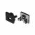 Заглушка SL-MINI-10 BLACK с отверстием (Arlight, Пластик)