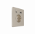 Systeme Infinity, Розетка С/У с ЗК и зар.устр.USB А+С 20Вт (250В, 16А, защит.шторки), Песчаный берег
