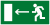 Знак эвакуационный E 04 "Направление к эвакуационному выходу налево" 150х300 мм, пластик ГОСТ Р 12.4.026-2001 EKF