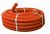 Труба гофрированная d25 ПНД оранжевая гибкая тяжёлая с протяжкой EKF (50)