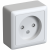 Розетка 1гн без З/К шторки о/у белый изол.пласт. 10А IP20 Хит Systeme Electric  (1/168)