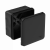 MultiBox Коробка распределительная с мембранными вводами IP66 85х85х42 Черная (со стикером)
