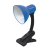 Светильник настольный под лампу на прищепке 40Вт E27 синий (мягкая уп) СНП-01С IN HOME (1/70)
