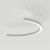 Светильник SP-LINE-HANG-ARC-C3535-D800-28W Warm3000 (WHITE, 230V) (Arlight, Металл)