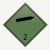Знак для маркировки опасных грузов 2.1 "Невоспламеняющиеся, нетоксичные газы" 250х250 мм, пленка самоклеящаяся ГОСТ 19433-88 EKF