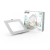 Светильник Gauss Basic Downlight квадрат 12W 1000lm 4000K 170-260V IP20 145*26 белый LED 1/60