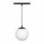 Светильник MAG-ORIENT-SFERO-HANG-R150-10W Warm3000 (BK, 300 deg, 48V) (Arlight, IP20 Металл, 3 года)
