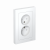 Розетка 2гн без З/К шторки с/у белый в сборе 16А AtlasDesign Systeme Electric