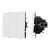 ARL NOBE Выключатель 3 кл софт-тач белый кварц SWT-MK03-SFPL-WH (250V, 10A) (Arlight, -)