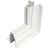 Угловой коннектор внешний S35 встраиваемый белый