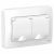 Розетка 2гн с З/К с крыш. шторки с/у белый 16А IP44 Blanca Systeme Electric (10)