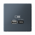 Розетка 2гн USB+USB A+C с/у грифель механизм высокоскор.заряд. QC PD ArtGallery Systeme Electric (1/8/16)
