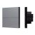 INTELLIGENT ARLIGHT Кнопочная панель SMART DALI-301-22-4K-D2-IN Grey (BUS, Frameless) (IARL, IP20 Пластик, 5 лет)