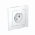 Розетка 1гн без З/К с/у белый в сборе 16А AtlasDesign Systeme Electric
