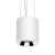 Светодиодный светильник VARTON DL-02 Tube подвесной 150х160 мм 32 Вт 4000 K 35° RAL9010 белый матовый