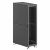 Шкаф напольный разобранный 19   IT-CQE-N 47U 600x1200мм, крыша с вырубкой, дверь перф. и двойная перф., двойные боковые панели, черный RAL9005