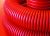 Труба гибкая двустенная для кабельной канализации д.125мм, цвет красный, в бухте 50м., без протяжки ДКС