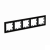 Рамка 5гн стекло черный AtlasDesign Nature Systeme Electric (1/1)