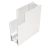 Угловой коннектор внутренний S35 накладной белый