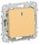 FLITE Выключ. 1-кл. кноп. с инд. 10А ВС11-2-1-ФлЗ зол. IEK