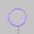 Гирлянда светодиодная Роса 5м 50 LED ФИОЛЕТОВЫЙ IP20 2xАА (в комплект не вxодят) NEON-NIGHT